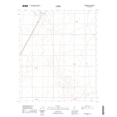 2020 Map of Orogrande South, 2020 Print