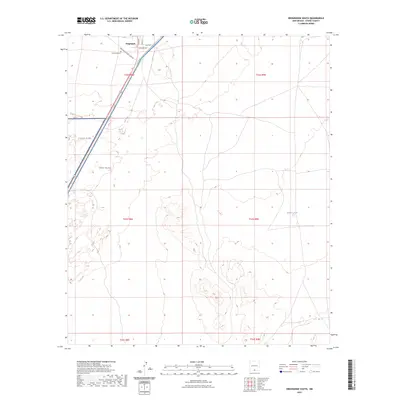 2023 Map of Orogrande South, 2023 Print