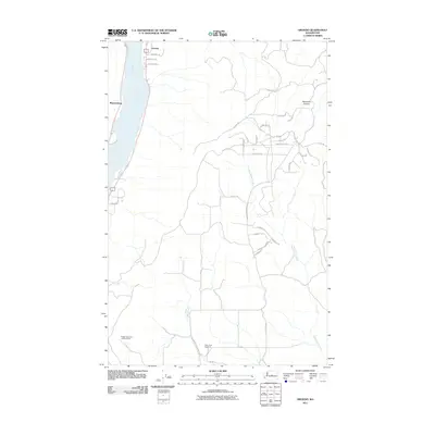 2011 Map of Orondo, 2011 Print
