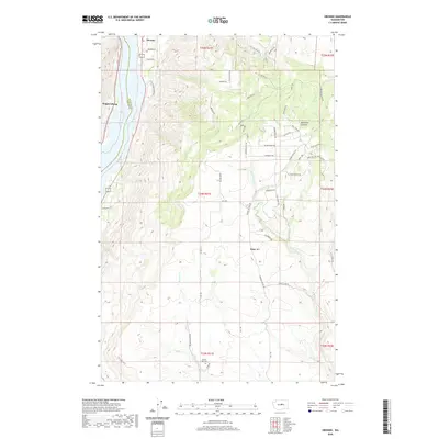 2020 Map of Orondo, 2020 Print
