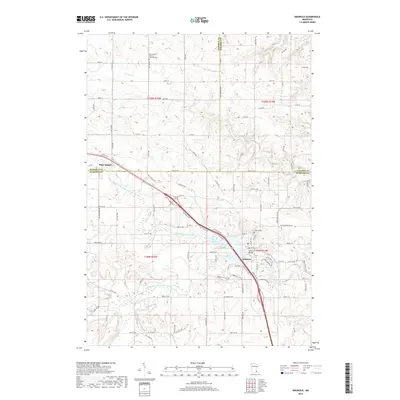 2019 Map of Oronoco, 2019 Print
