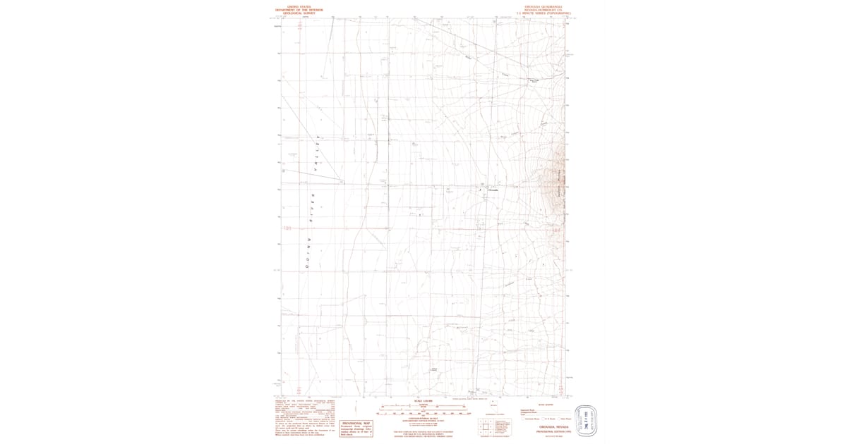 1990s Maps of Orovada NV Pastmaps - Orovada Humboldt County Nv Usgs Topo 1991 Og 1200x630