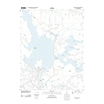 2012 Map of Oroville Dam, 2012 Print