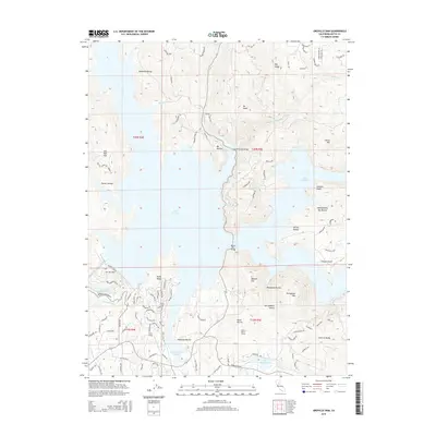 2015 Map of Oroville Dam, 2015 Print