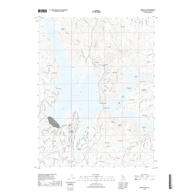 2018 Map of Oroville Dam, 2018 Print