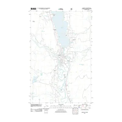 2011 Map of Oroville, 2011 Print