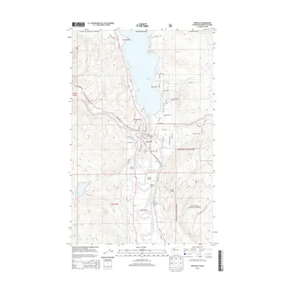 2014 Map of Oroville, 2014 Print