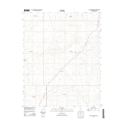 2013 Map of Orphan Annie Rock, 2013 Print