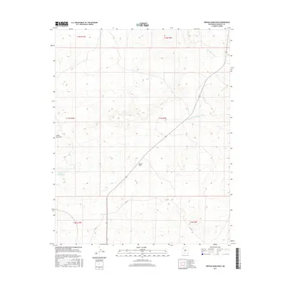 2017 Map of Orphan Annie Rock, 2017 Print