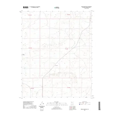 2020 Map of Orphan Annie Rock, 2020 Print