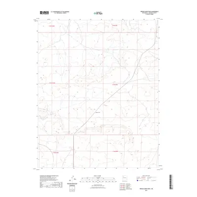 2023 Map of Orphan Annie Rock, 2023 Print