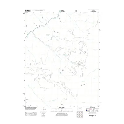 2011 Map of Orphan Butte, 2011 Print