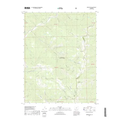 2019 Map of Orphan Butte, 2019 Print