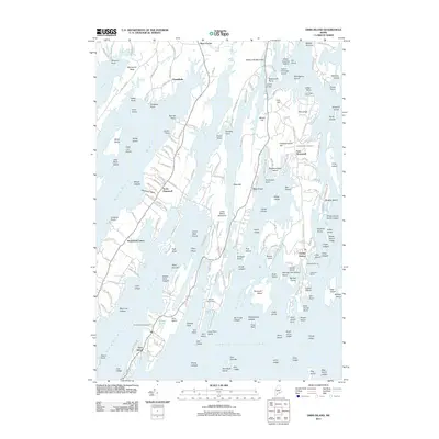 2011 Map of Orrs Island, 2011 Print