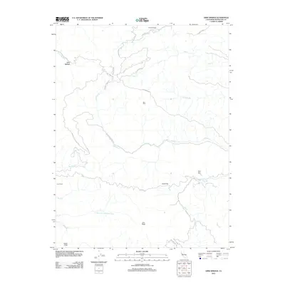 2012 Map of Orrs Springs, 2012 Print