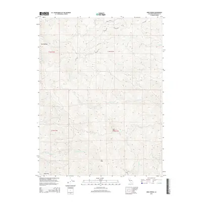 2015 Map of Orrs Springs, 2015 Print