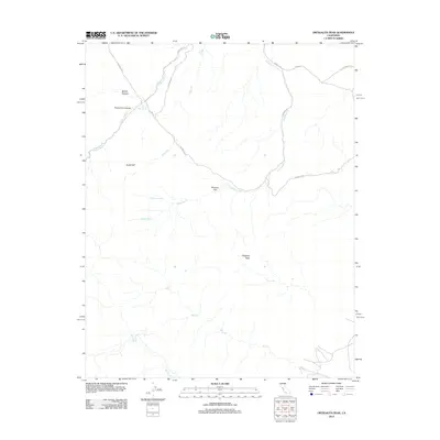 2012 Map of Ortigalita Peak, 2012 Print