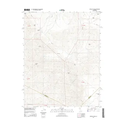 2015 Map of Ortigalita Peak, 2015 Print
