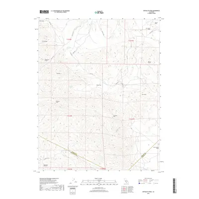 2018 Map of Ortigalita Peak, 2018 Print