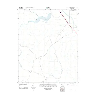 2012 Map of Ortigalita Peak NW, 2012 Print