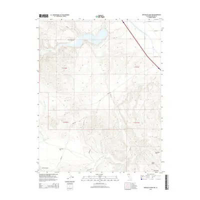 2015 Map of Ortigalita Peak NW, 2015 Print