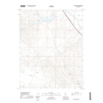 2018 Map of Ortigalita Peak NW, 2018 Print