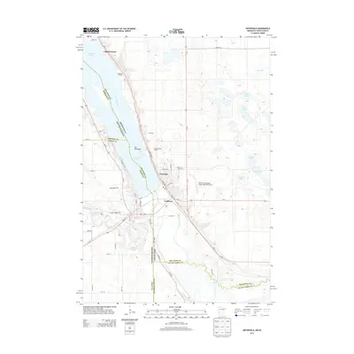 2013 Map of Ortonville, 2013 Print