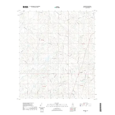 2018 Map of Orvisburg, 2018 Print