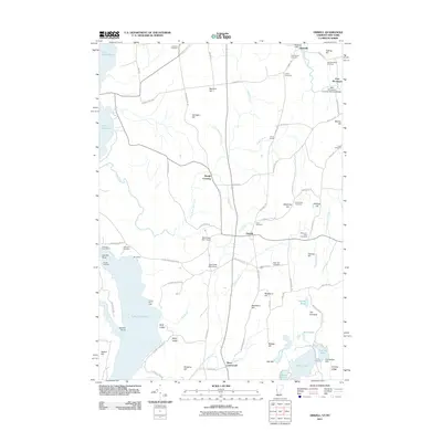 2011 Map of Orwell, 2011 Print