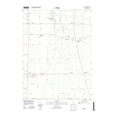 2013 Map of Orwell, 2013 Print