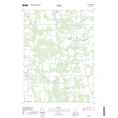 2023 Map of Orwell, 2023 Print