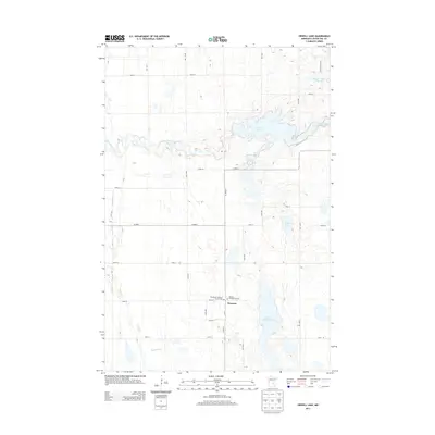 2013 Map of Orwell Lake, 2013 Print