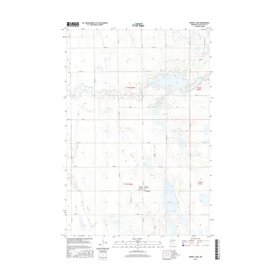 2016 Map of Orwell Lake, 2016 Print