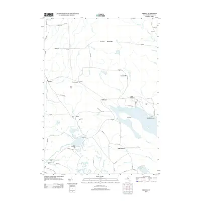 2013 Map of Orwell, 2013 Print