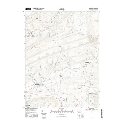 2016 Map of Orwigsburg, 2016 Print