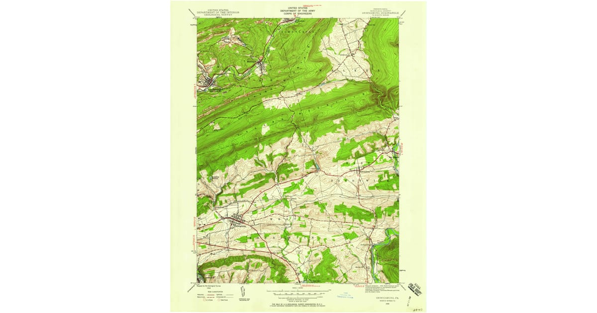 1940s Maps of New Philadelphia - Orwigsburg Schuylkill County Pa Usgs Topo 1944 P1958 Og 1200x630 