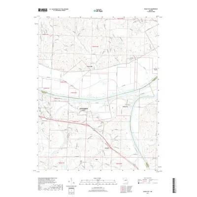 2017 Map of Osage City, 2017 Print