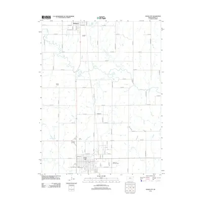 2012 Map of Osage City, 2012 Print