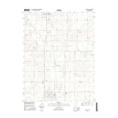 2015 Map of Osage City, 2015 Print