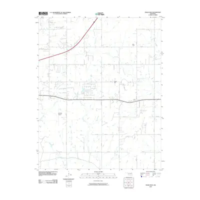 2010 Map of Osage Hills, 2010 Print