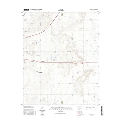 2016 Map of Osage Hills, 2016 Print