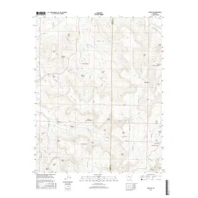 2017 Map of Osage NE, 2017 Print