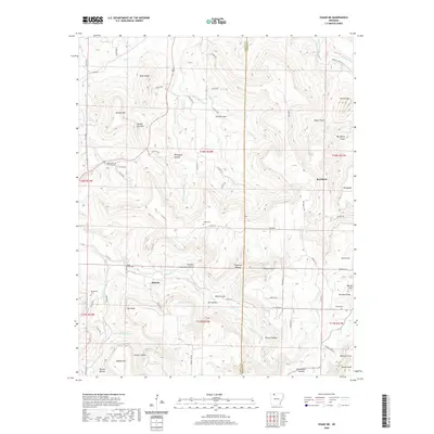 2020 Map of Osage NE, 2020 Print