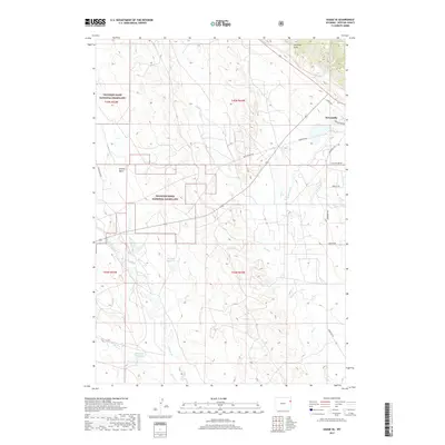 2017 Map of Osage SE, 2017 Print