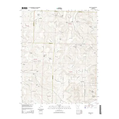 2014 Map of Osage SW, 2014 Print