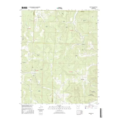 2017 Map of Osage SW, 2017 Print