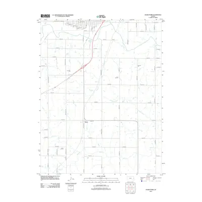2012 Map of Osawatomie, 2012 Print