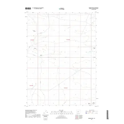 2017 Map of Osborne Draw, 2017 Print