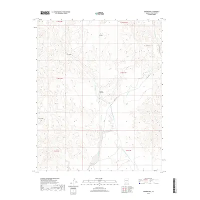 2018 Map of Osborne Well, 2018 Print