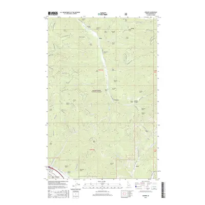 2017 Map of Osburn, 2017 Print